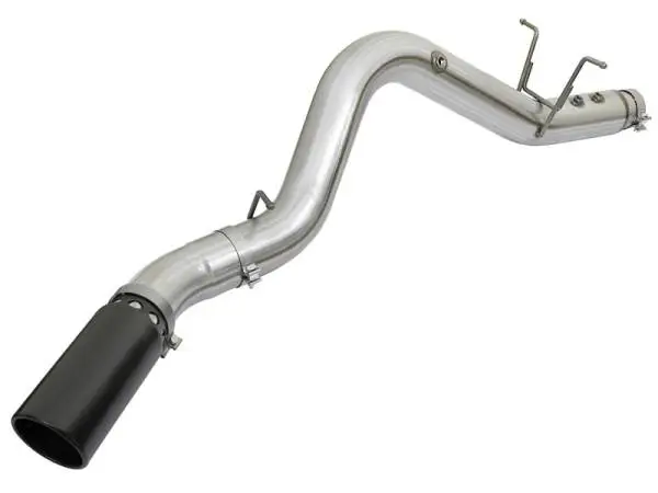 aFe ATLAS 5in DPF-Back Aluminized Steel Exhaust System GM Diesel Trucks 2017 V8 6.6L (td) L5P image 3