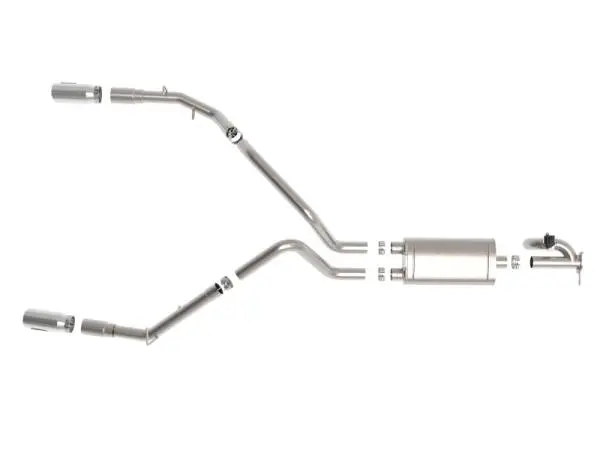 aFe Gemini XV 3in 304 SS Cat-Back Exhaust 19-21 Ram 1500 V8 5.7L Hemi w/ Polish Tips image 8