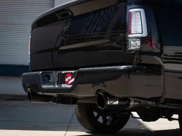 aFe 09-18 Ram 1500 V8 5.7L Hemi Gemini XV 3in 304 SS Cat-Back Exhaust w/ Black Tips image 6