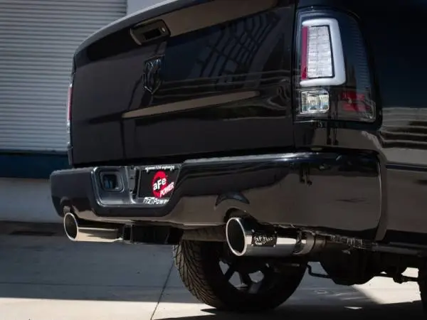 aFe 09-18 Ram 1500 V8 5.7L Hemi Gemini XV 3in 304 SS Cat-Back Exhaust w/ Polished Tips image 6
