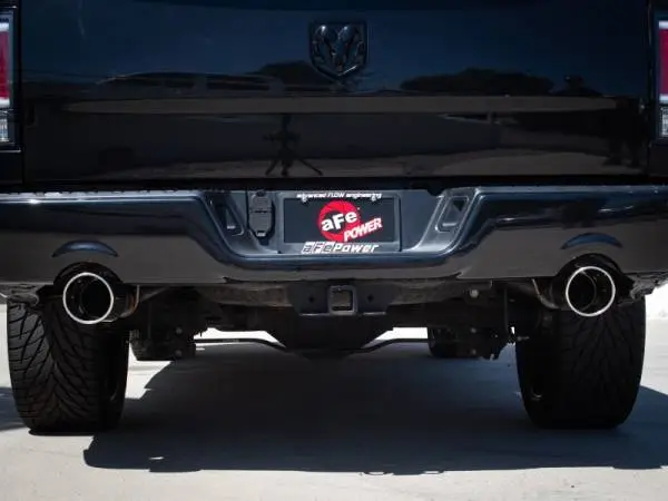 aFe 09-18 Ram 1500 V8 5.7L Hemi Gemini XV 3in 304 SS Cat-Back Exhaust w/ Polished Tips image 7