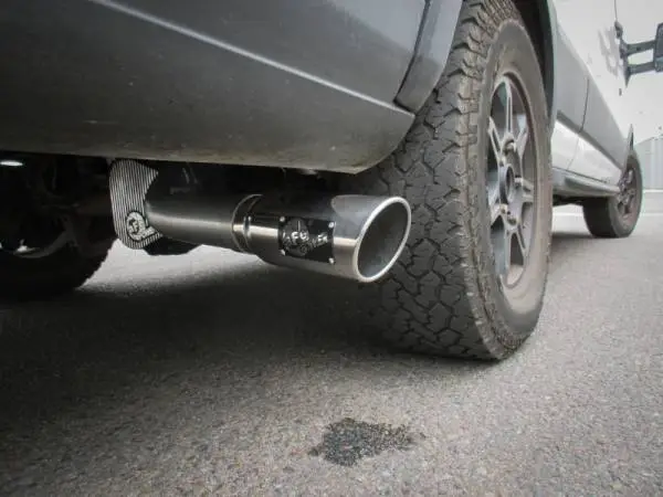 aFe Vulcan Series 3 1/2in 304 SS Cat-Back 13-19 Ford Transit V6 3.5 Twin Turbo w/ Polished Tip image 3