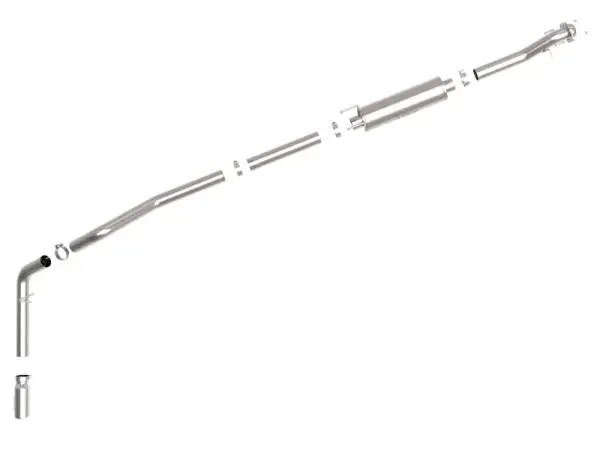 aFe Vulcan Series 3 1/2in 304 SS Cat-Back 13-19 Ford Transit V6 3.5 Twin Turbo w/ Polished Tip image 5