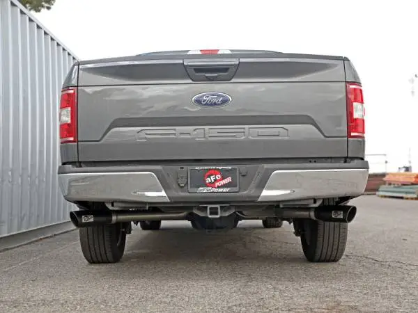 aFe Gemini XV 3in 304 SS Cat-Back Exhaust 15-20 Ford F-150 V6 2.7L/3.5 w/ Black Tips image 7