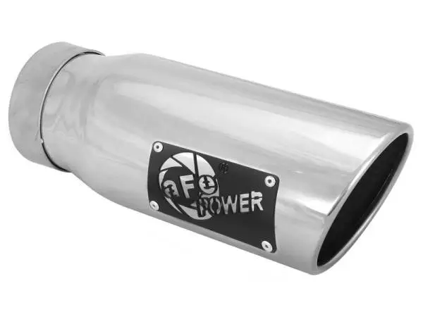 aFe Gemini XV 3in 304 SS Cat-Back Exhaust 15-20 Ford F-150 V6 2.7L/3.5 w/ Polished Tips image 3