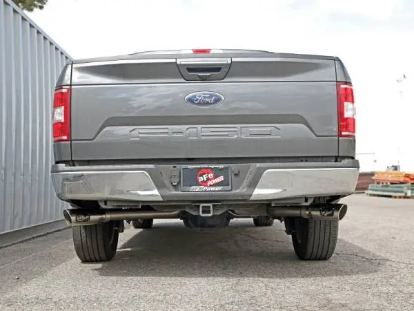 aFe Gemini XV 3in 304 SS Cat-Back Exhaust 15-20 Ford F-150 V6 2.7L/3.5 w/ Polished Tips image 7
