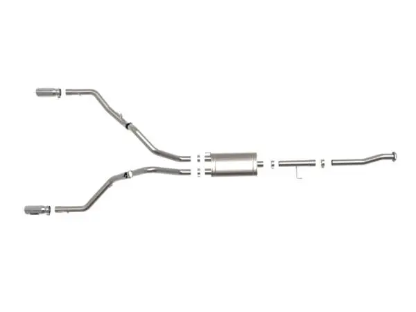 aFe Vulcan Series 3in 304SS Cat-Back w/ Polished Tips 15-20 Ford F-150 V6 2.7L/35L(tt) / V8 5.0L image 6