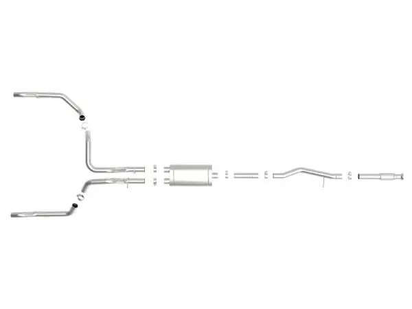 aFe Vulcan Series 3in 304SS Exhaust Cat-Back w/ OE Tips 2019 GM Silverado / Sierra 1500 V8-5.3L image 6