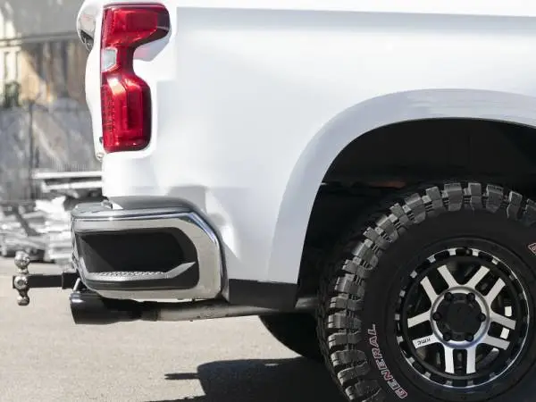 aFe Vulcan Series 3in-2-1/2in 304 SS Cat-Back 2019 GM Silverado / Sierra 1500 V8-5.3L w/ Black Tips image 3