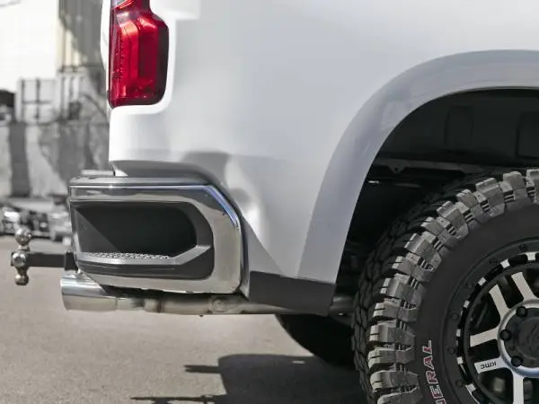 aFe Vulcan Series 3in-2-1/2in 304 SS Cat-Back 2019 GM Silverado 1500 V8-5.3L w/ Polished Tips image 3