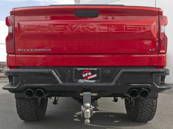 aFe Vulcan Series 3in 304 SS Exhaust Cat-Back w/ Black Tips 2019 GM Silverado/Sierra 1500 V8-5.3L image 3