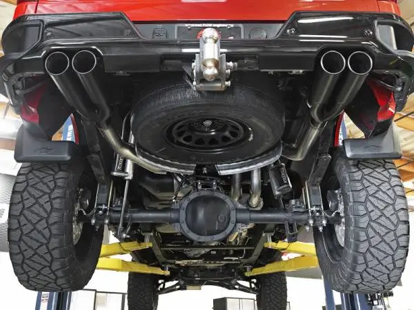 aFe Vulcan Series 3in 304 SS Exhaust Cat-Back w/ Black Tips 2019 GM Silverado/Sierra 1500 V8-5.3L image 4