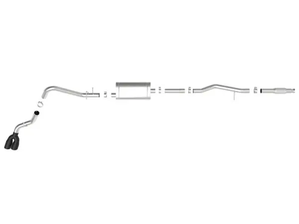 aFe Vulcan Series 3in 304SS Exhaust Cat-Back w/Blk Tip 2019 GM Silverado/Sierra 1500 V6-4.3L/V8-5.3L image 9