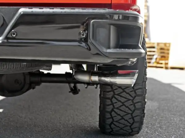aFe Vulcan Series 3in 304SS Exhaust Cat-Back w/ Pol Tips 2019 GM Silverado / Sierra 1500 L4-2.7L (t) image 3