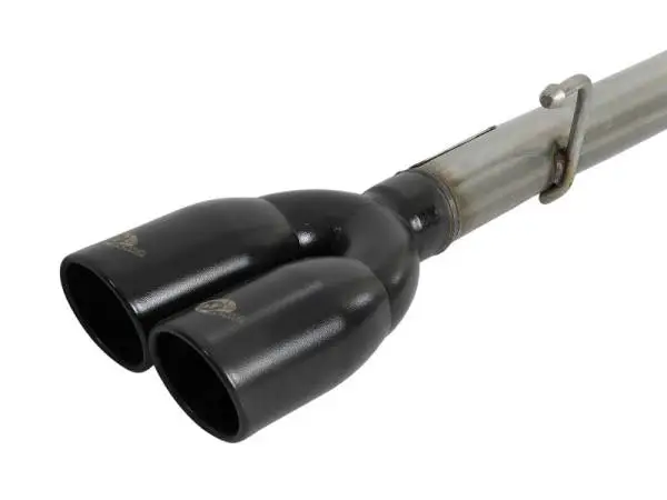 aFe Vulcan Series 3-2.5in 304SS Exhaust Cat-Back w/Blk Tips 2019 GM Silverado/Sierra 1500 L4-2.7L(t) image 2