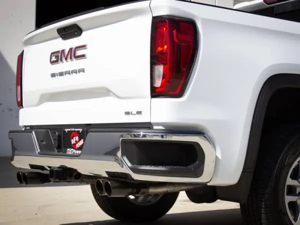 aFe Vulcan Series 3-2.5in 304SS Exhaust Cat-Back w/Blk Tips 2019 GM Silverado/Sierra 1500 L4-2.7L(t) image 4