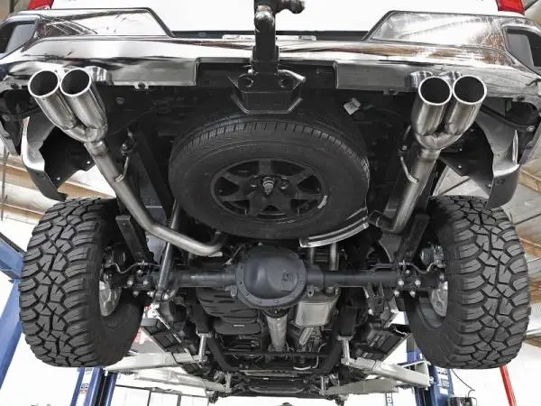 aFe Vulcan Series 3-2.5in 304SS Exh Cat-Back w/ Pol Tips 2019 GM Silverado/Sierra 1500 L4-2.7L (t) image 4