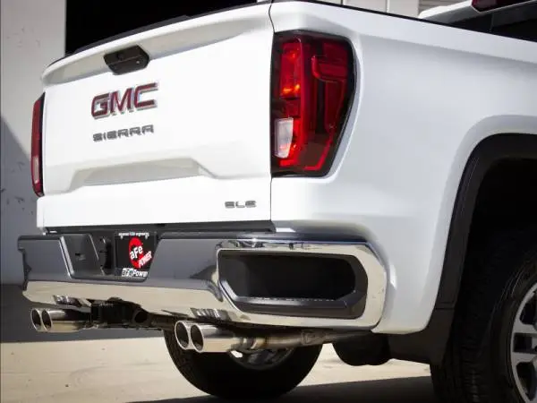 aFe Vulcan Series 3-2.5in 304SS Exh Cat-Back w/ Pol Tips 2019 GM Silverado/Sierra 1500 L4-2.7L (t) image 5