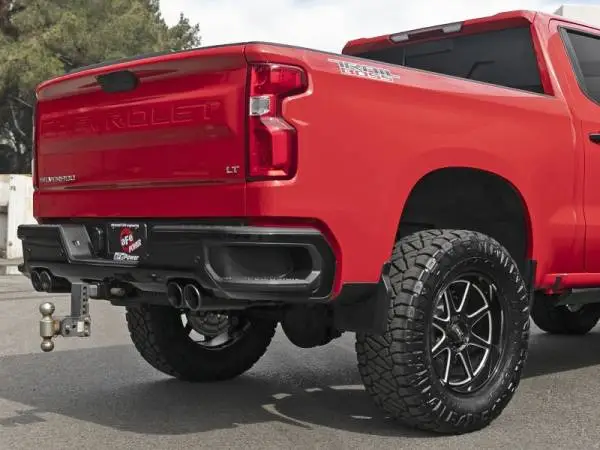aFe Vulcan Series 3in 304SS DPF-Back 20-21 GM Trucks L6-3.0L (td) LM2 - Dual Black Tip image 2