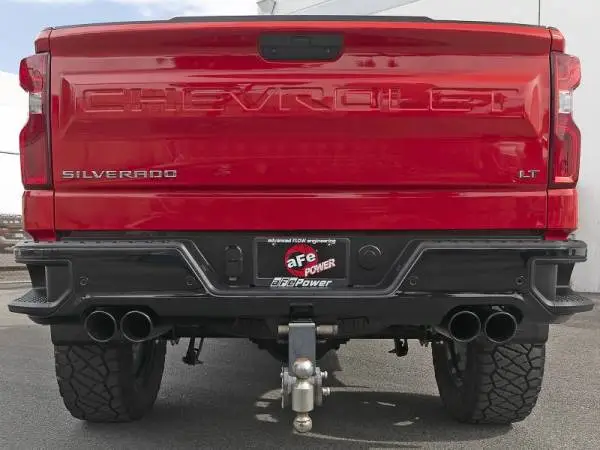 aFe Vulcan Series 3in 304SS DPF-Back 20-21 GM Trucks L6-3.0L (td) LM2 - Dual Black Tip image 3