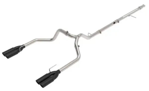 aFe Vulcan Series 3in 304SS DPF-Back 20-21 GM Trucks L6-3.0L (td) LM2 - Dual Black Tip image 7