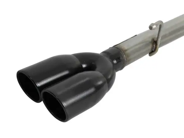 aFe Gemini XV 3in 304 SS Cat-Back Exhaust w/ Cutout 19-21 GM Silverado/Sierra 1500 V8- w/ Black Tips image 3