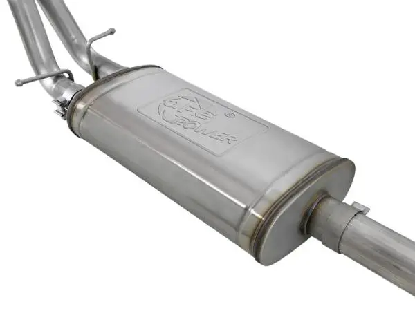 aFe Gemini XV 3in 304 SS Cat-Back Exhaust w/ Cutout 19-21 GM Silverado/Sierra 1500 V8- w/ Black Tips image 4
