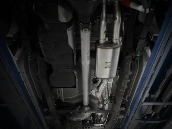 aFe Gemini XV 4in to Dual 3in 304 SS Cat-Back Exhaust w/ Cutout 19-21 GM Silverado/Sierra V8-6.2L image 5