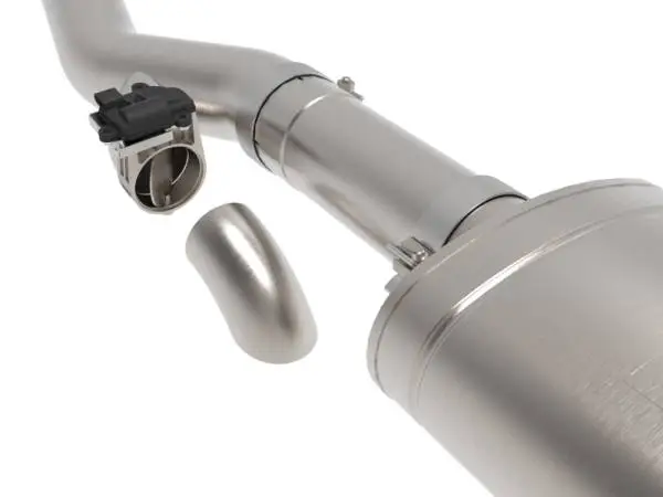 aFe Gemini XV 4in to Dual 3in 304 SS Cat-Back Exhaust w/ Cutout 19-21 GM Silverado/Sierra V8-6.2L image 6