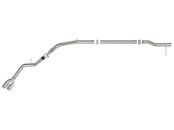 aFe Rebel XD Series 3 IN 304 Stainless Steel DPF-Back Exhaust w/Dual Polished Tips thumbnail 5