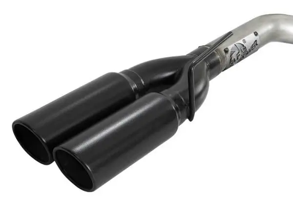 aFe 23-24 GM Trucks L6-3.0L (td) LZ0 Vulcan Series 3in 304 SS DPF-Back Exhaust System w/ Black Tip thumbnail 2