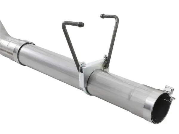 aFe LARGE BORE HD 4in 409-SS DPF-Back Exhaust w/Polished Tip 07.5-12 Dodge Diesel Trucks L6-6.7L(td) image 3