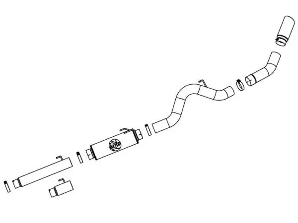 aFe MACHForce XP Exhaust 5in Cat-Back SS 04.5-07 Dodge Diesel Trucks L6-5.9L (td) image 8