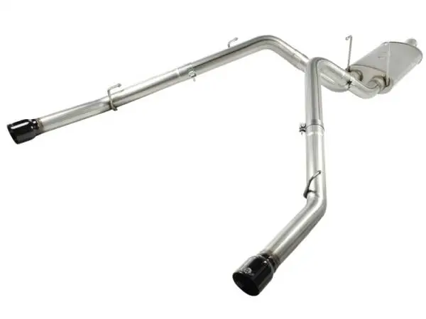 aFe MACHForce XP Exhausts Cat-Back SS-409 EXH CB Dodge Ram 1500 5.7L HEMI 09-13 Glossed Black image 2