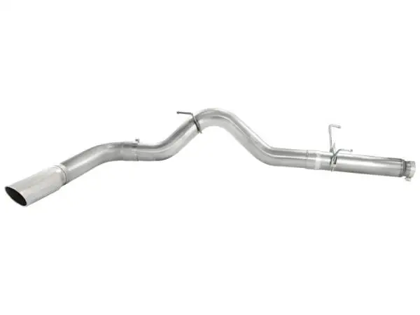 aFe MACHForce XP 5in DPF-Back 409SS Exhaust Dodge Diesel Trucks 07.5-12 L6-6.7L (td) Polished Tip image 4