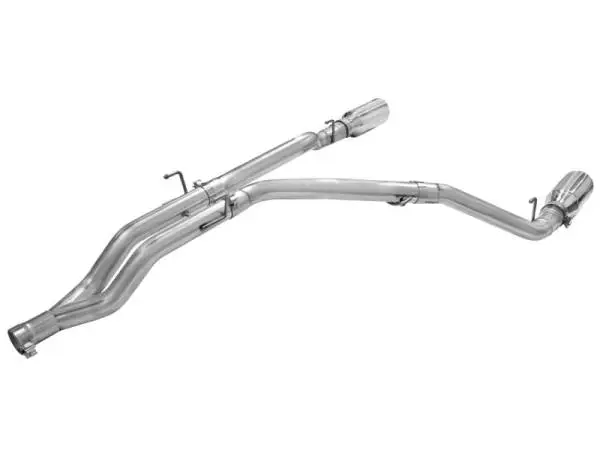 aFe MACHForce XP DPF-Back Exhaust 3in SS w/ 6in Polished Tips 2014 Dodge Ram 1500 V6 3.0L EcoDiesel image 4