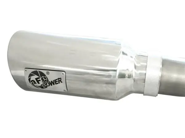 aFe MACHForce XP DPF-Back Exhaust 3in SS w/ 6in Polished Tips 2014 Dodge Ram 1500 V6 3.0L EcoDiesel image 6