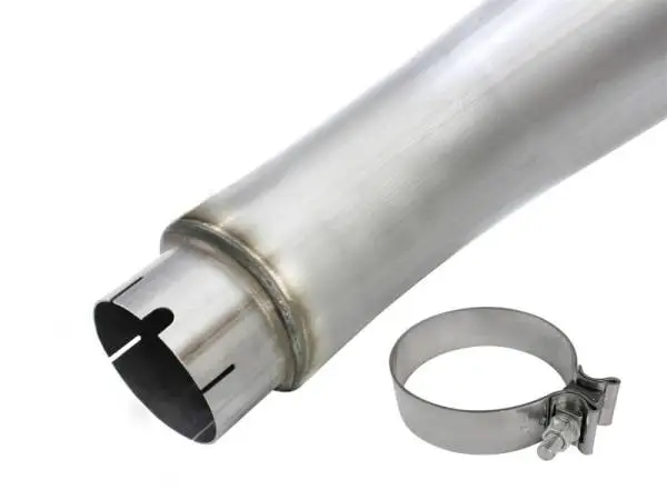 aFe MACHForce XP Exhaust Large Bore 5in DPF-Back SS 13-15 Dodge Trucks L6-6.7L (td) *Black Tip image 5