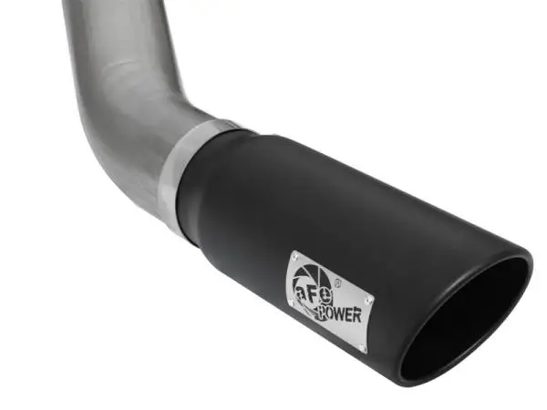 aFe MACHForce XP Exhaust Large Bore 5in DPF-Back SS 13-15 Dodge Trucks L6-6.7L (td) *Black Tip image 7
