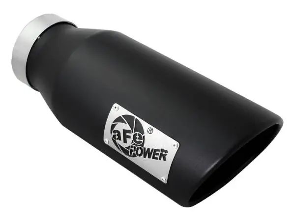 aFe MACHForce XP 4in Exhausts Cat-Back SS Side Exit 14-17 Dodge Ram 2500 V8-6.4L Hemi w/ Black Tips image 3