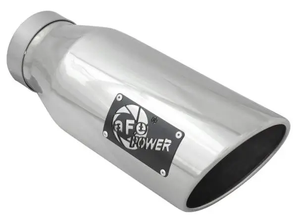 aFe MACHForce XP 4in Exhausts Cat-Back SS w/ Polished Tips 14-17 Dodge Ram 2500 V8-6.4L Hemi image 3