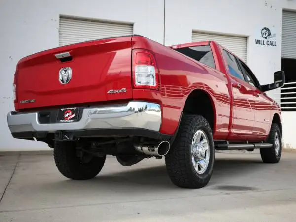 aFe MACHForce XP 4in Exhausts Cat-Back SS w/ Polished Tips 14-17 Dodge Ram 2500 V8-6.4L Hemi image 4