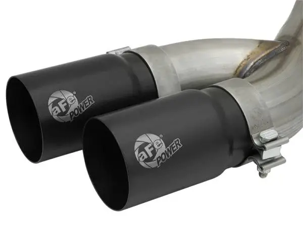 aFe Rebel Series 3-1/2in 409 SS Cat-Back Exhaust System w/Black Tip RAM 2500/3500 14-17 V8 6.4L image 5
