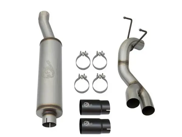 aFe Rebel Series 3-1/2in 409 SS Cat-Back Exhaust System w/Black Tip RAM 2500/3500 14-17 V8 6.4L image 6