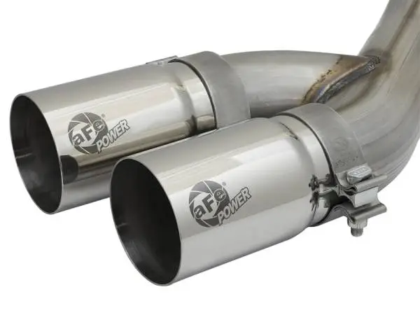 aFe POWER Rebel Series 3.5in 409 SS Cat Back Exhaust w/Pol Tips 14-17 RAM 2500/3500 V8-6.4L Hemi image 5