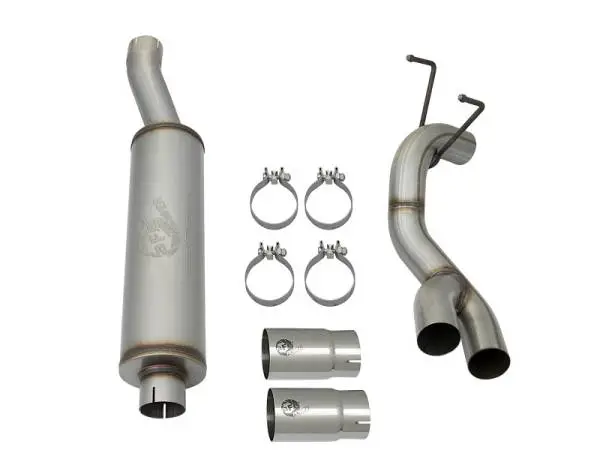 aFe POWER Rebel Series 3.5in 409 SS Cat Back Exhaust w/Pol Tips 14-17 RAM 2500/3500 V8-6.4L Hemi image 6