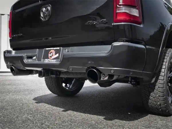 aFe MACH Force-Xp 3in 409 SS Cat-Back Exhaust 2019 RAM 1500 V8-5.7L w/ Black Tip thumbnail 2