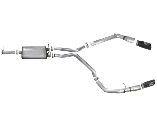 aFe MACH Force-Xp 3in 409 SS Cat-Back Exhaust 2019 RAM 1500 V8-5.7L w/ Black Tip thumbnail 7