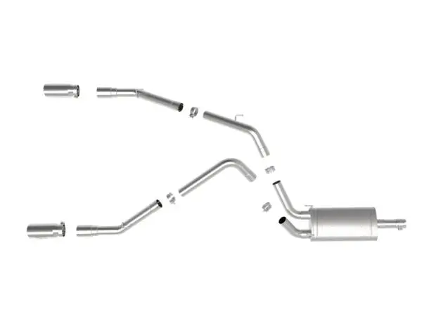 aFe Apollo GT Series 3 in 409 Stainless Steel Cat-Back Exhaust System w/ Polish Tip V8-5.7L HEMI image 7