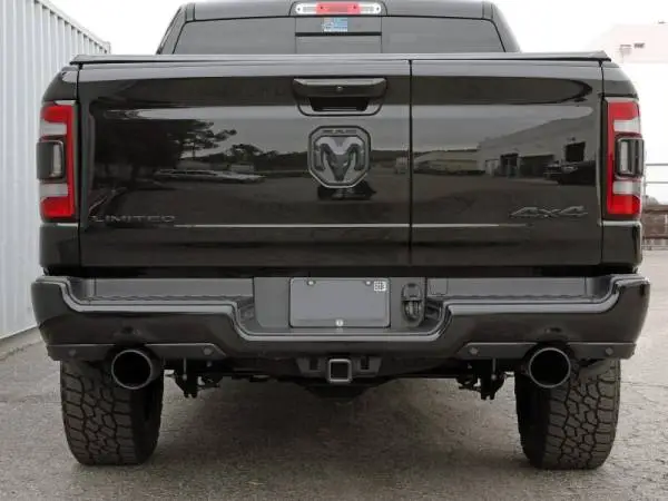 aFe Large Bore-HD 3 IN 409 Stainless Steel DPF-Back Exhaust System w/Black Tip RAM 1500 20-21 V6-3.0 image 4